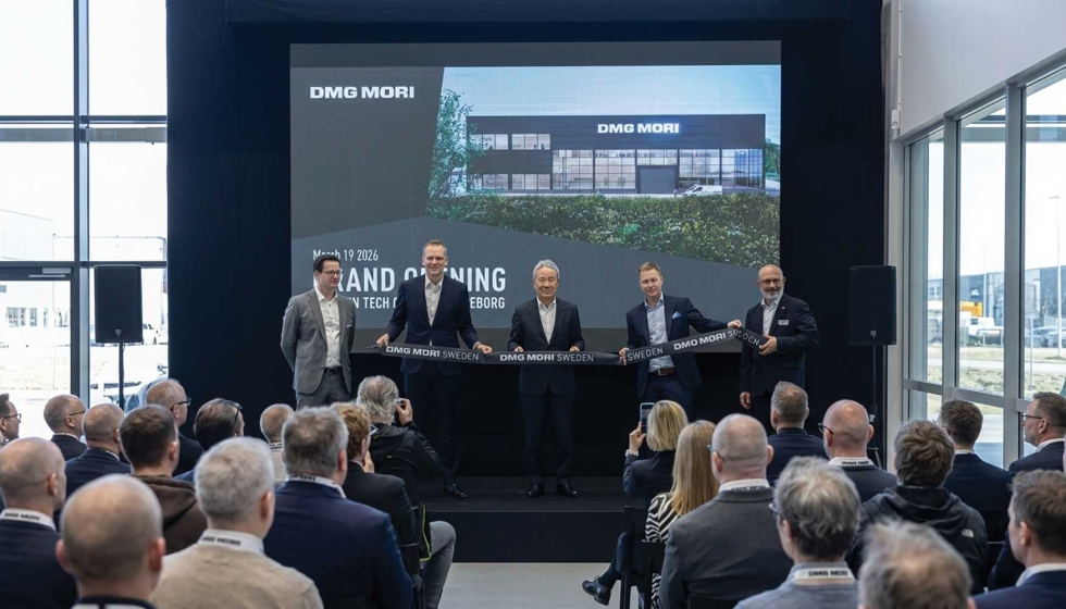 Inauguraci�n del nuevo centro tecnol�gico de DMG MORI en Gotemburgo...