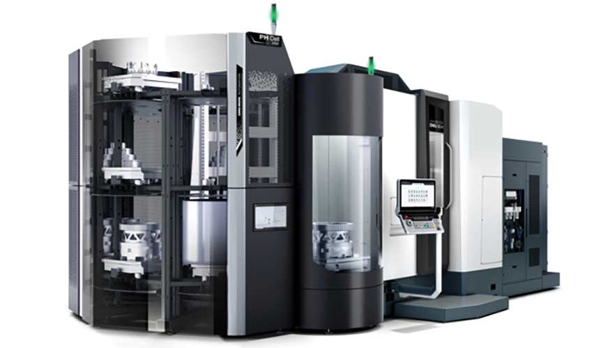 Las soluciones de automatizaci�n como la PH Cell 2000, que se muestra aqu� en una DMU 85 H monoBLOCK...