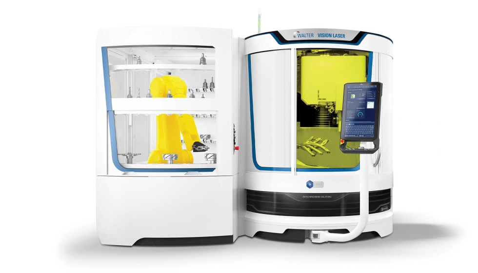 En la imagen, el Vision Laser equipado con cargador rob�tico 25