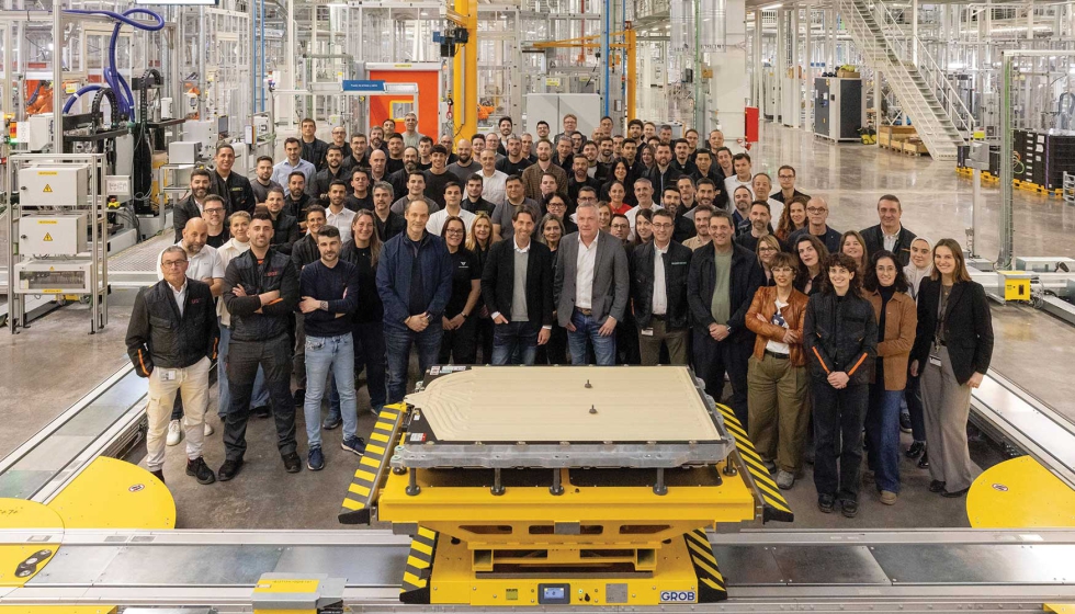 Instalaciones de ensamblaje de bater�as en Martorell, donde SEAT y CUPRA fabrican los sistemas que impulsar�n sus nuevos modelos el�ctricos...