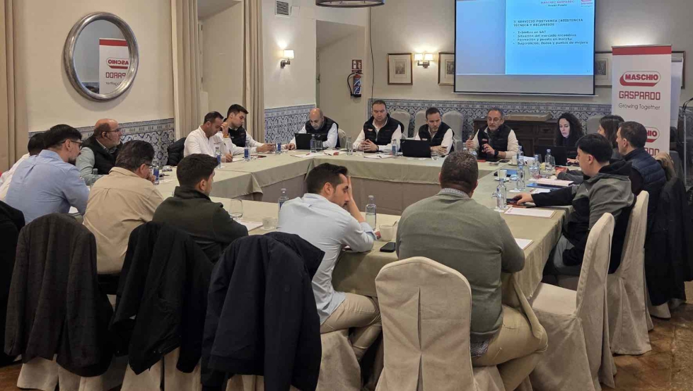 Asistentes al Dealer Panel de la zona sur para reforzar la red comercial, el 10 de febrero en Almagro (Ciudad Real)