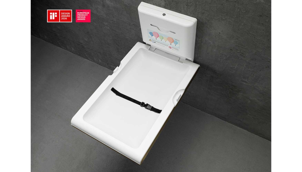 El acabado en PVD garantiza una mayor resistencia y valor est�tico en ba�os colectivos