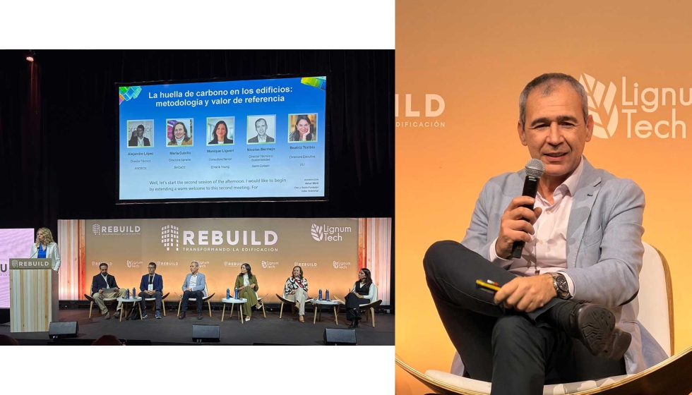 Nicol�s Bermejo, director t�cnico y de Sostenibilidad de Saint-Gobain, ha participado en la sesi�n 'La huella de carbono de los edificios...