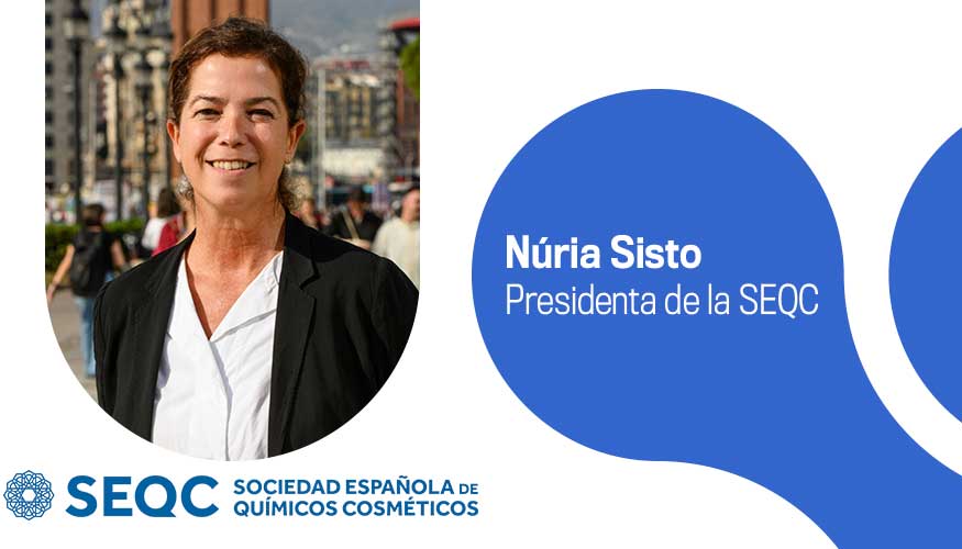 N�ria Sisto, presidenta de la Sociedad Espa�ola de Qu�micos Cosm�ticos (SEQC)