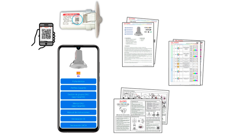 Cada producto tiene un c�digo QR donde podr�s consultar o descargarte m�ltiples documentos...