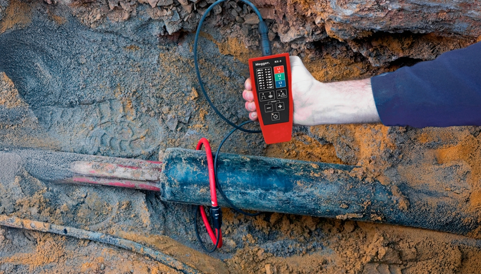 Medici�n con Megger DCI3