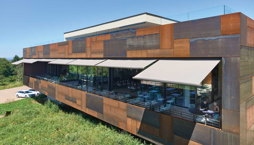 El emplazamiento del restaurante, muy expuesto al viento...