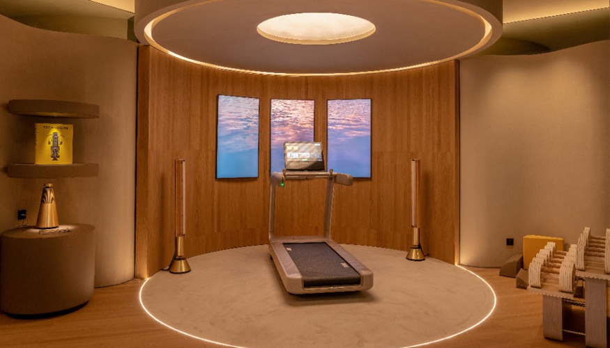 Sand Stone de Technogym es un espacio que plantea una nueva aproximaci�n al bienestar dom�stico