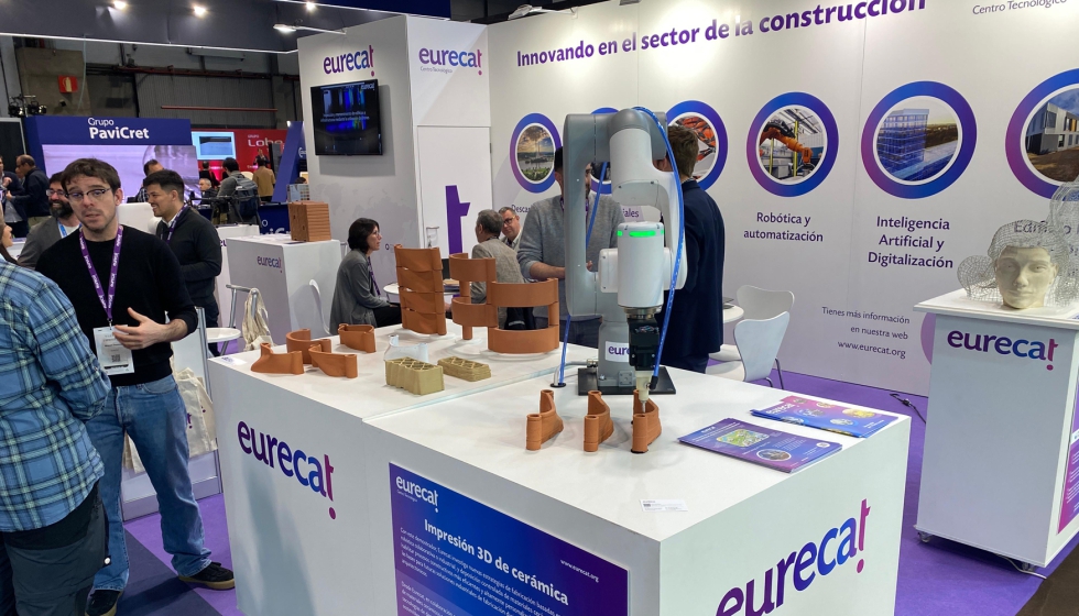 La fabricaci�n aditiva de materiales cer�micos es una de las l�neas de investigaci�n de Eurecat que se present� en su stand de Rebuild 2026...