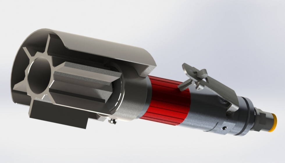 Escamadora neum�tica manual modelo PLPD