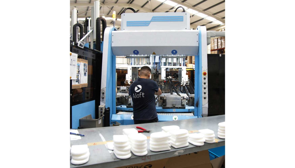 Producci�n de �supercritical foams�, en la f�brica de Aloft