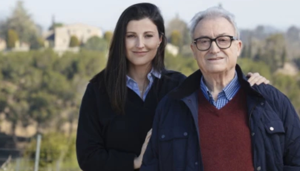 Meritxell Juv� y su padre, Joan Juv�