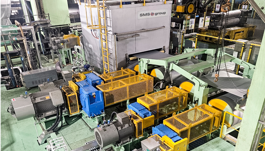 L�nea de galvanizado modernizada en la planta de Dangjin tras la primera fase del proyecto