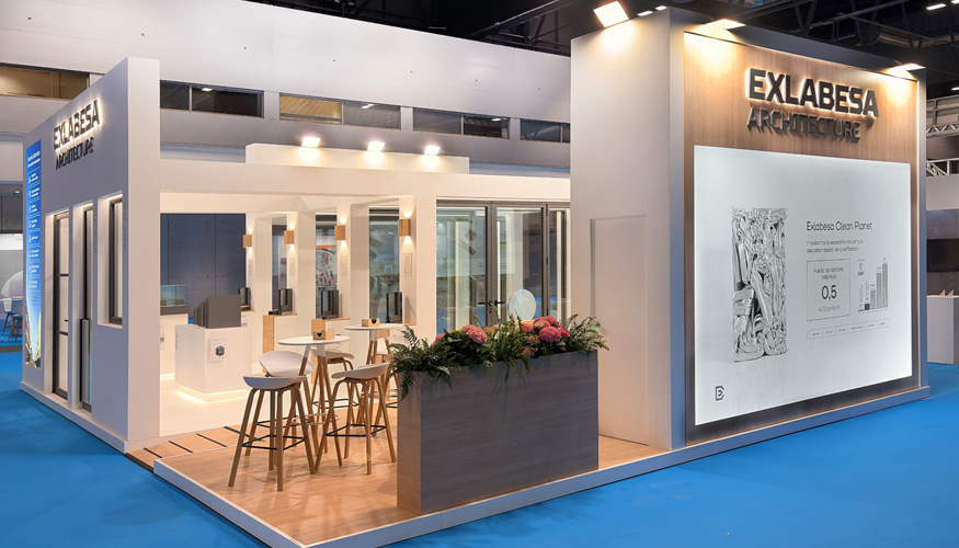 Stand da Exlabesa Architecture na Rebuild 2026. � Exlabesa Building Systems