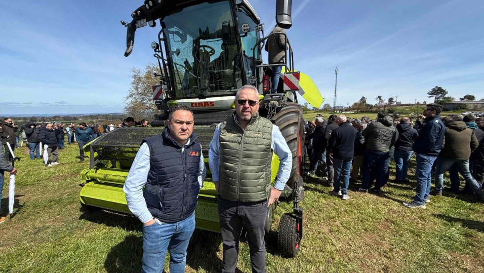 Jos� �ngel L�pez e Manuel G�mez, gerentes da Tecnor Maquinaria Agr�cola