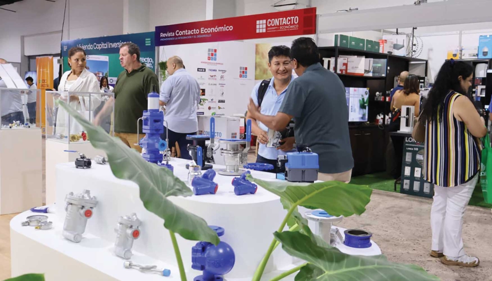 El stand de la feria tambi�n mostr� las �ltimas novedades en Valvuler�a de la firma