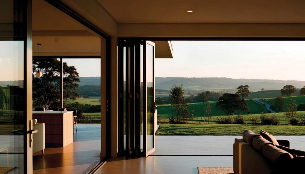 E-160 de Extrual: soluci�n plegable orientada a grandes aperturas y cerramientos de alto valor arquitect�nico para proyectos premium...