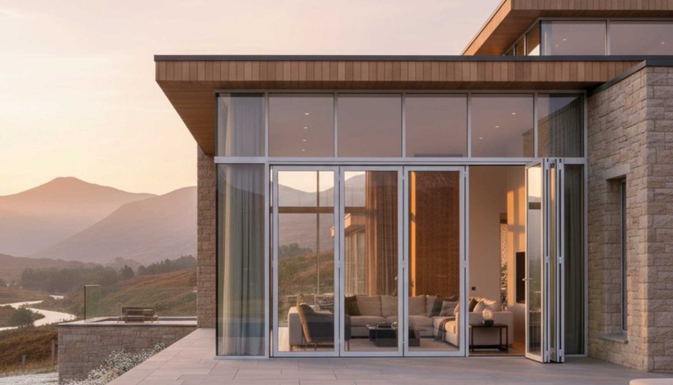 La serie E-160 de Extrual se presenta con marcos y hoja de 77 mm, capacidad de acristalamiento de hasta 60 mm con m�ximos de 1.200mm x 3...