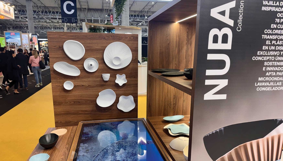 Cada pieza de la colecci�n Nuba incorpora informaci�n sobre su origen en botellas de pl�stico recicladas