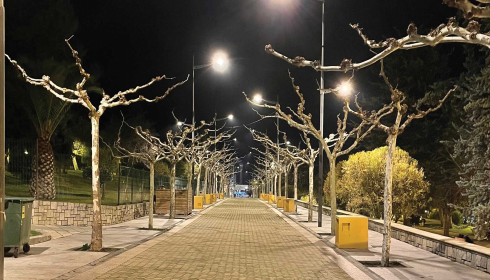 Iluminaci�n LED de las calles de Martos, reserva astron�mica internacional StarLight