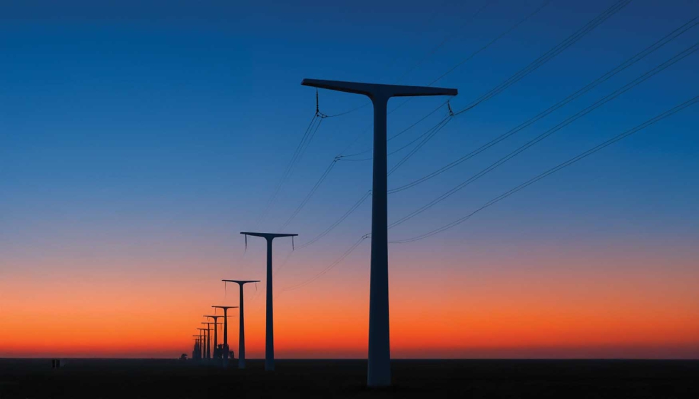 Poste de servicios p�blicos de material compuesto