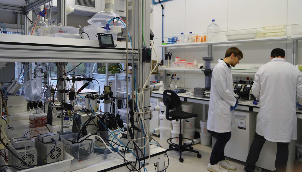  Laboratorios de aguas de Leitat en la sede central de Terrassa