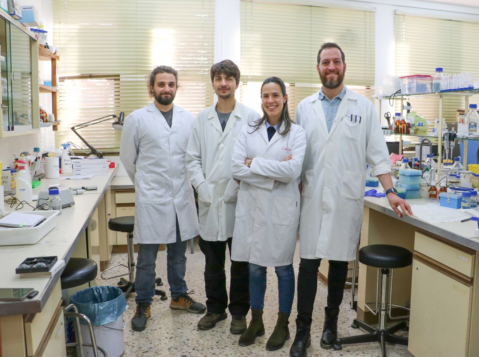 Integrantes del grupo de investigaci�n de Fisiolog�a y Biotecnolog�a de las Plantas (FISIOVEGEN) de la Universidad de Le�n...