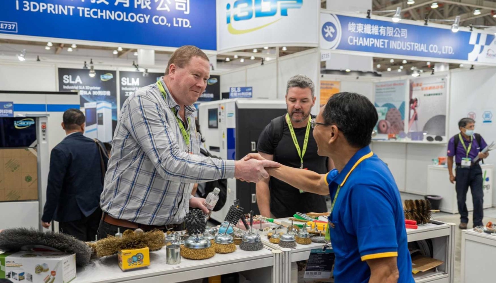 Los compradores internacionales se asocian con empresas taiwanesas en TiTE x IHT para aprovechar el potencial de los sectores locales de ferreter�a...