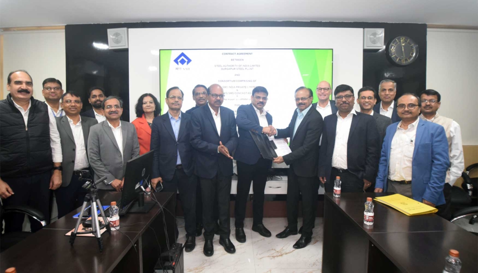 SMS group llevar� a cabo la modernizaci�n de las m�quinas de colada continua de la planta sider�rgica de SAIL