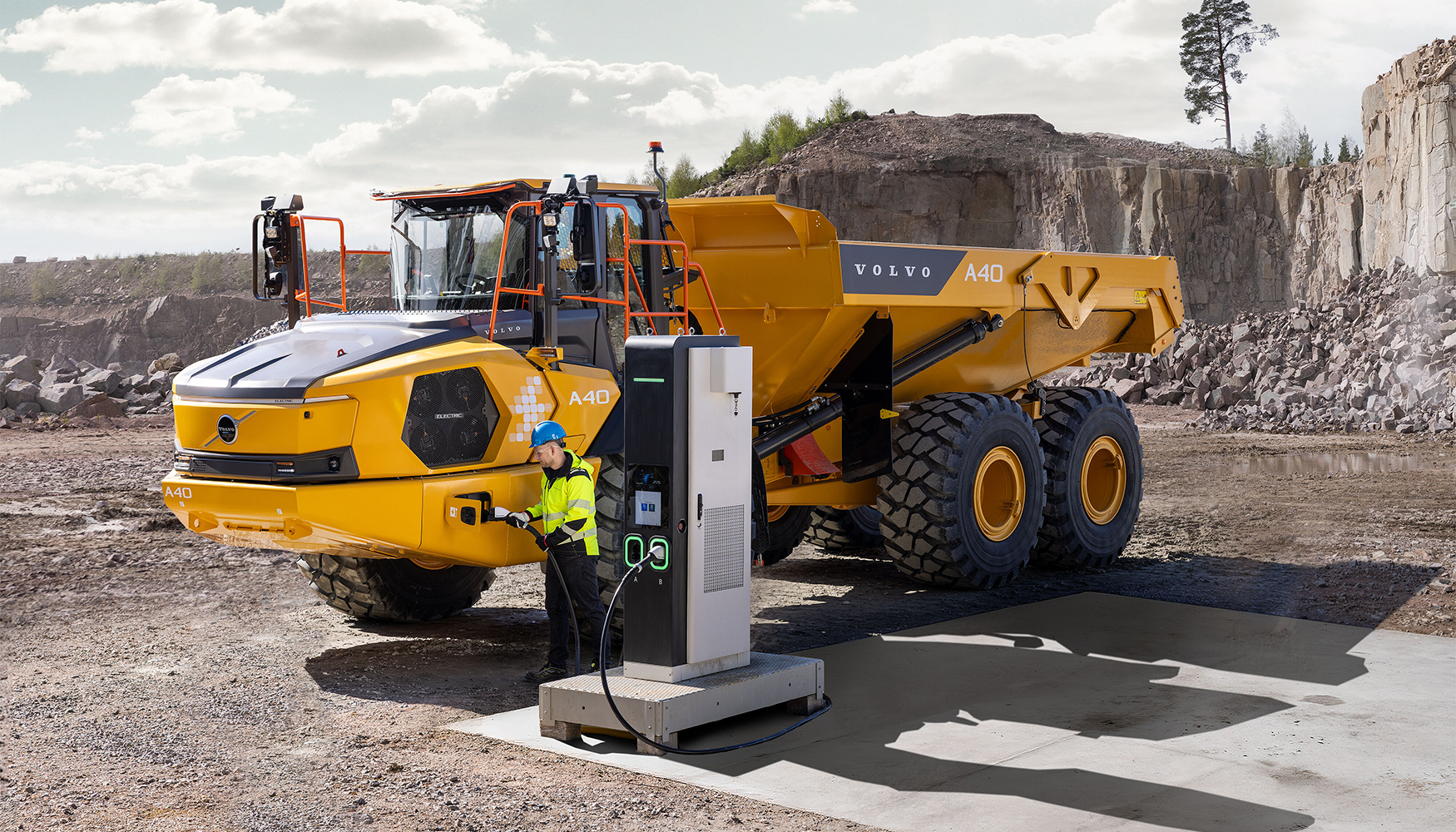 D�mper articulado el�ctrico A40