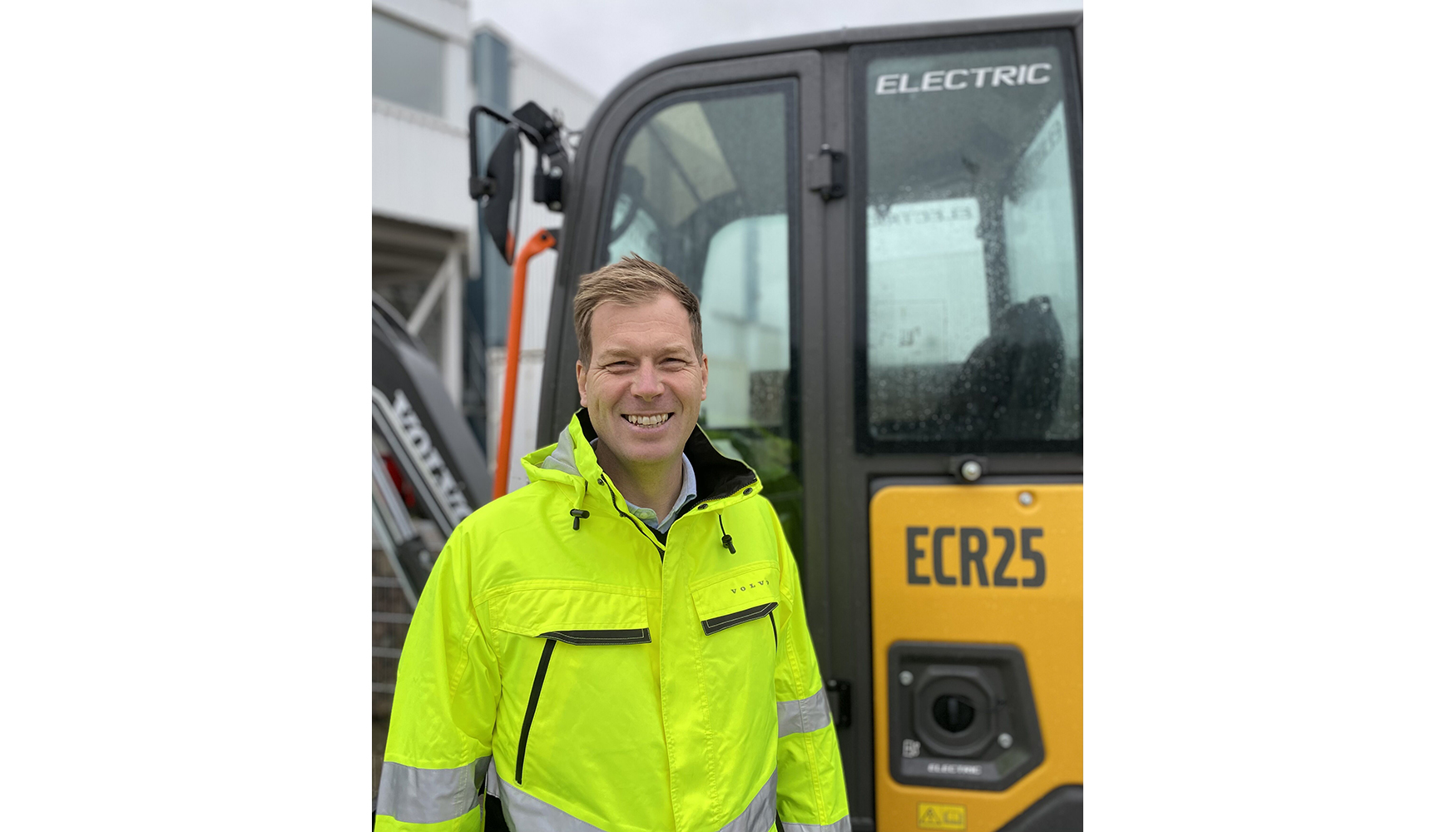 Fredrik Tjernstr�m, responsable de ventas de soluciones de electromovilidad en Volvo CE