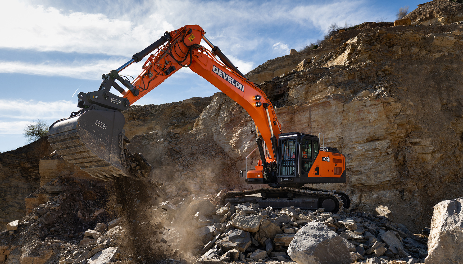 Develon DX360LC-9, el nuevo modelo de 37 toneladas