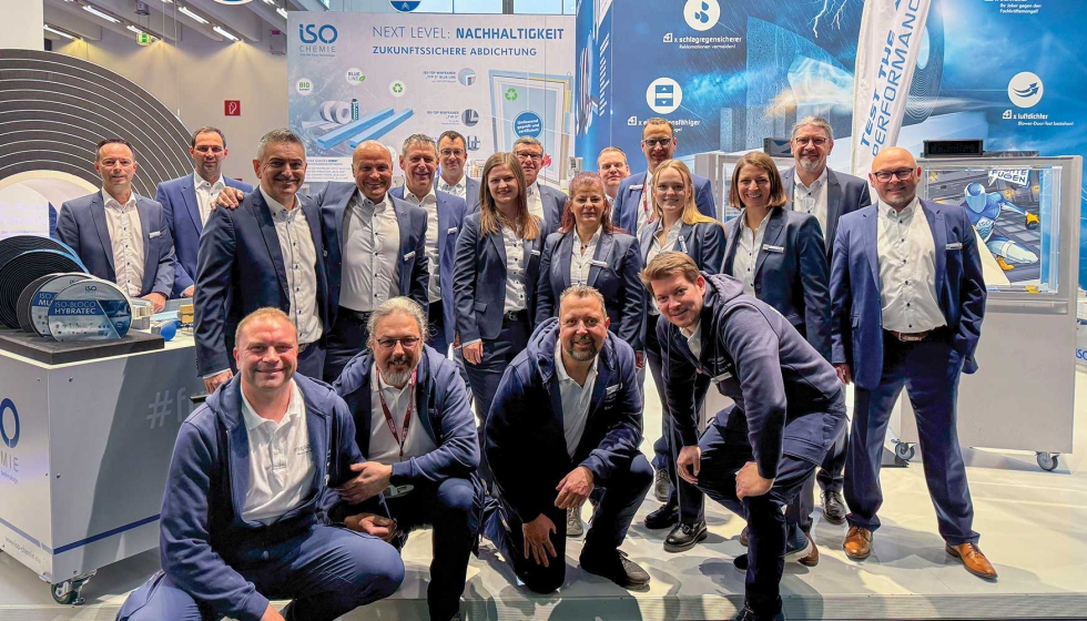 El equipo de ISO-Chemie en la feria Fensterbau Frontale 2026. Foto: � 2026 ISO-Chemie GmbH