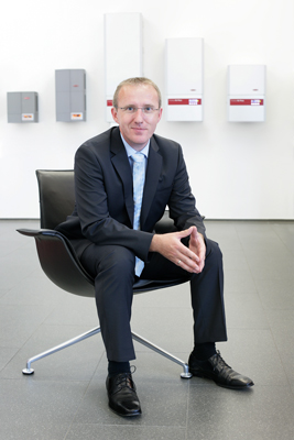 Martin Hackl, responsable de la Divisin Electrnica Solar de Fronius International GmbH