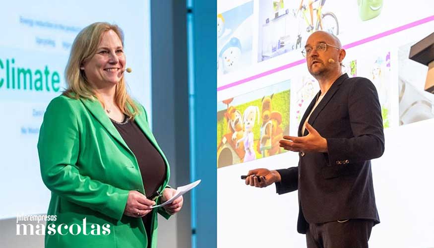 Rowena Arzt, directora de ferias comerciales de la WZF, empresa organizadora de Interzoo, durante la �Sustanability Session� de Interzoo 2024...