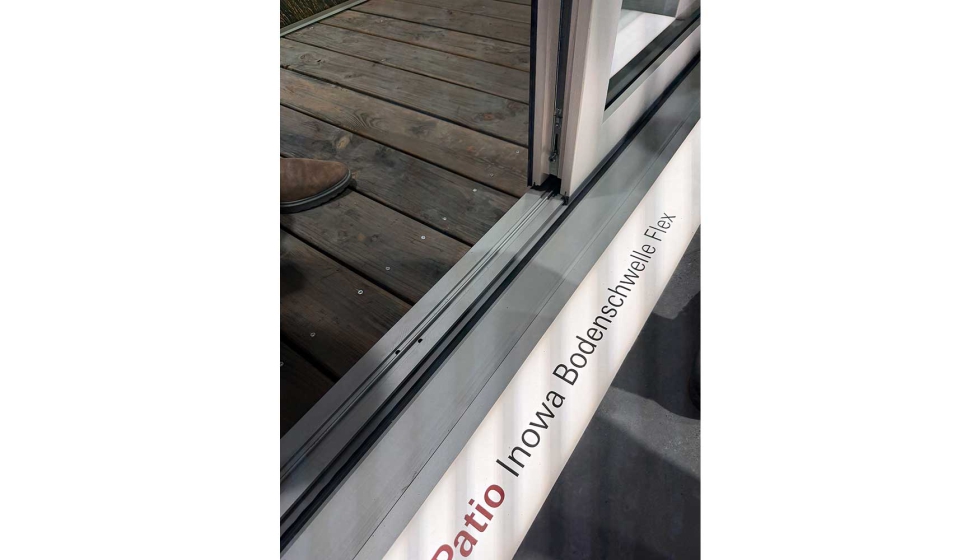 Detalle de Roto Patio Inowa con solera Flex para instalaciones de rehabilitaci�n