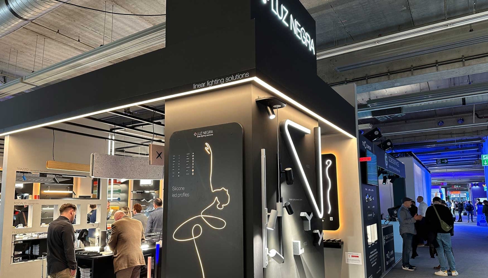 Imagen del stand de Luz Negra en Light + Building