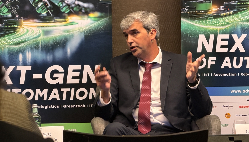 Carlos M�ndez, presidente de Advanced Factories y de la AER, durante su intervenci�n