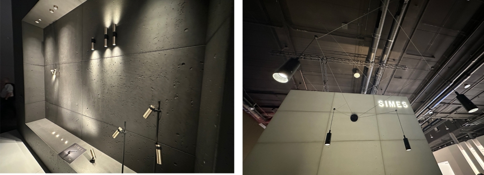 A la derecha la nueva serie Bronze y, a la derecha, la vers�til Air Lighting, novedades de Simes