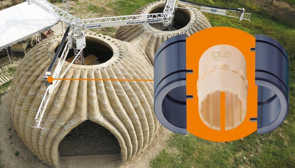 Gracias a los revestimientos Igus, la mec�nica de la impresora 3D de Wasp es m�s resistente a la suciedad, a prueba de fallos y libre de lubricaci�n...