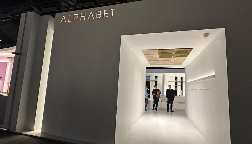 Imagen del stand de Alphabet by Zambelis en Light + Building 2026