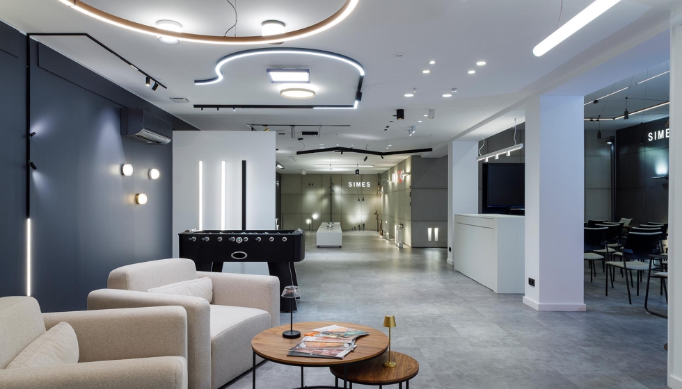 Imagen del showroom de Frepi Lighting. Foto: Jordi Canosa