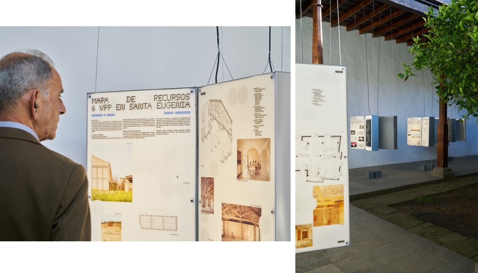 Cada m�dulo se abre en vertical y despliega dos planos retroiluminados de policarbonato transl�cido, sobre los que se serigraf�an im�genes, planos...