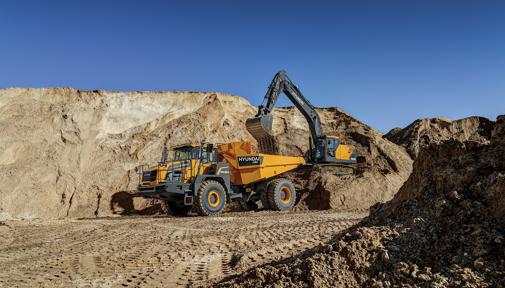 Hyundai tendr� una completa exposici�n de maquinaria en Samoter 2026