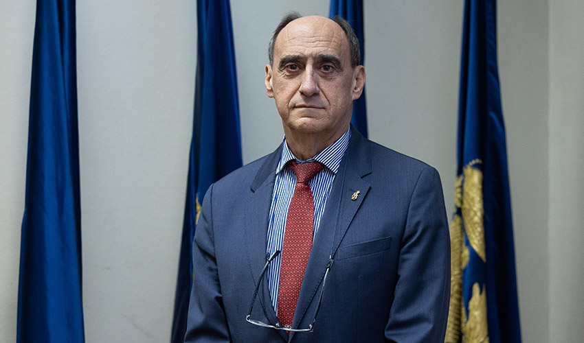 Juan D�az Cano, presidente de la Real Liga Naval Espa�ola