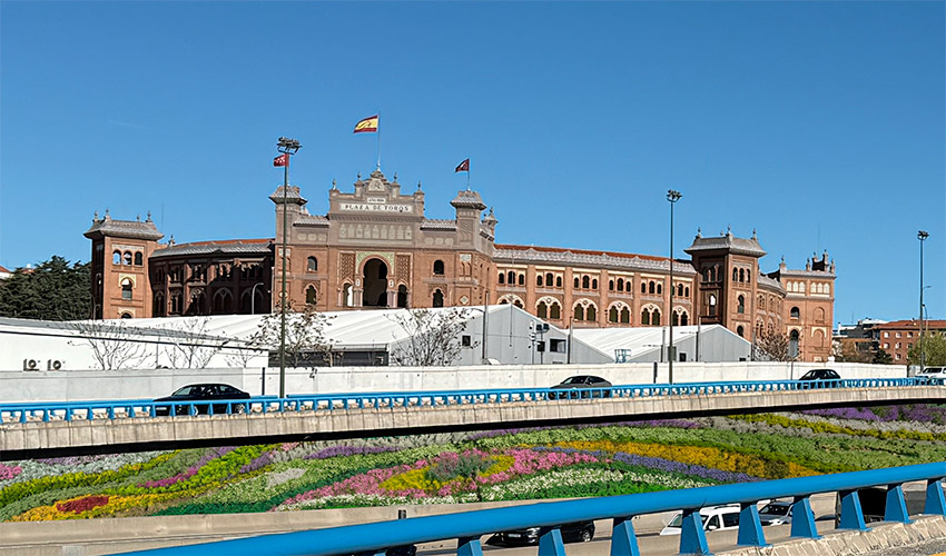 Recreaci�n digital de los jardines verticales a la altura de Ventas