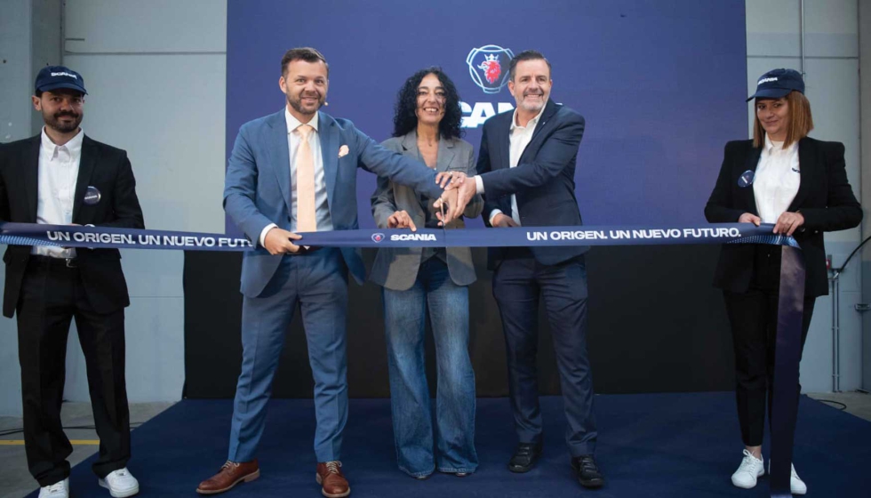 Acto de inauguraci�n de las nuevas instalaciones de Scania en el pol�gono industrial As G�ndaras, en Lugo