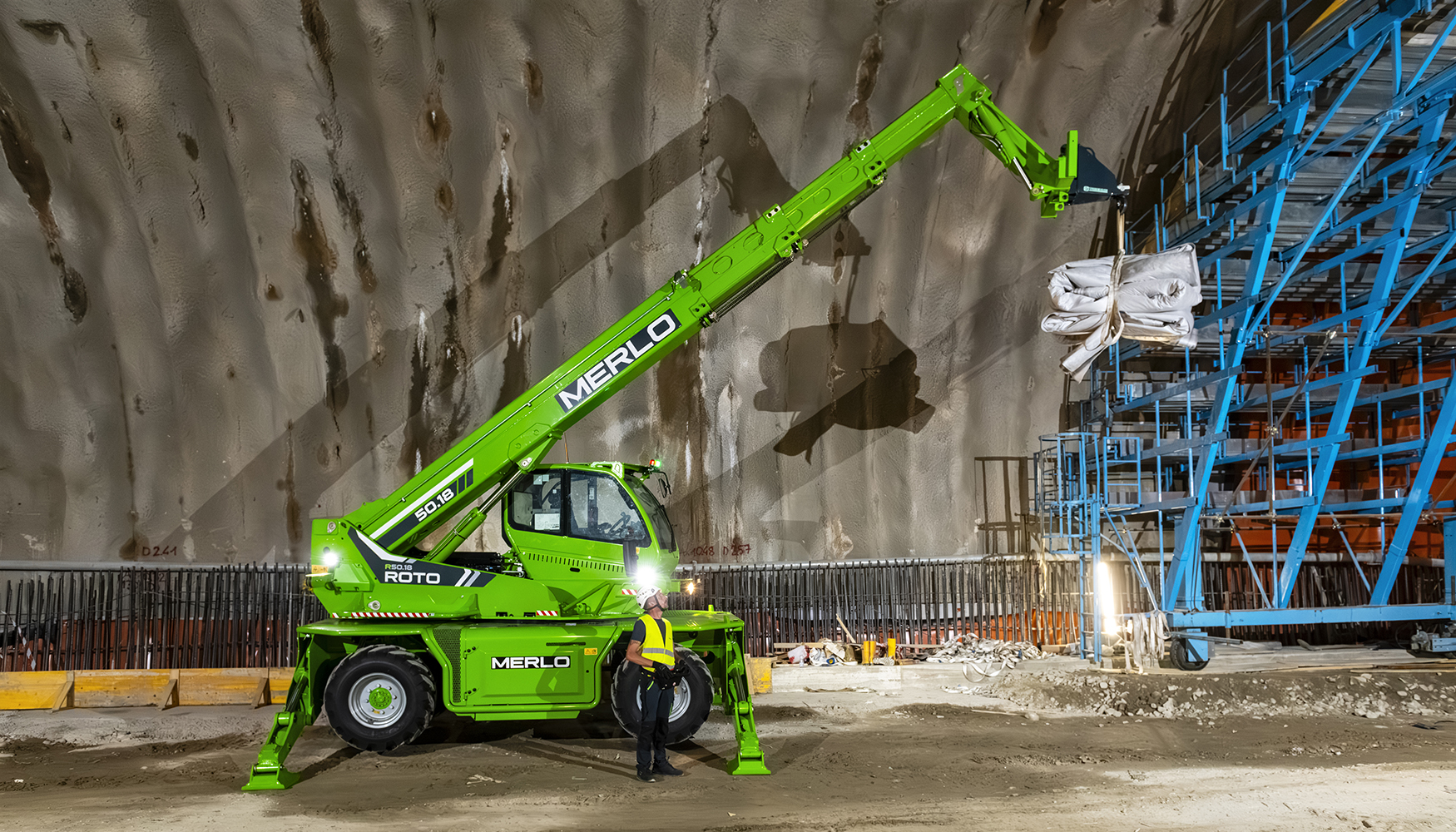 ROTO50.18 operado con el nuevo control remoto