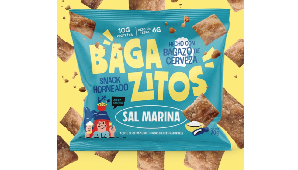 Detalle del producto Bagazitos, elaborado con ingredientes revalorizados