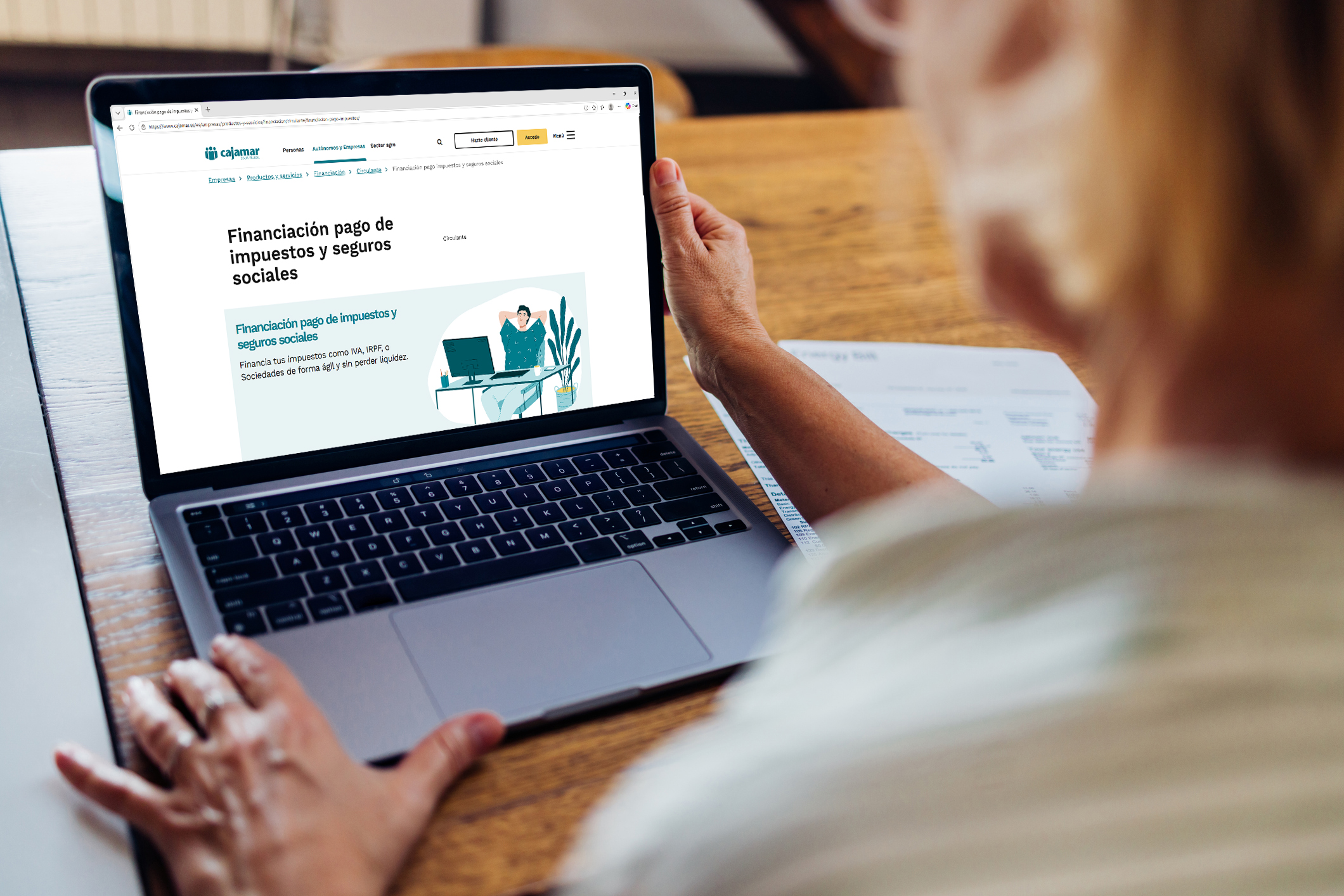 Cajamar ha puesto en marcha una l�nea de financiaci�n para el pago de impuestos y seguros sociales al servicio de empresas y aut�nomos...